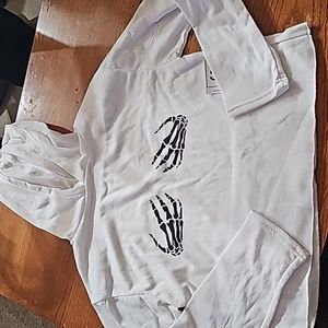 womens crop top hoodie